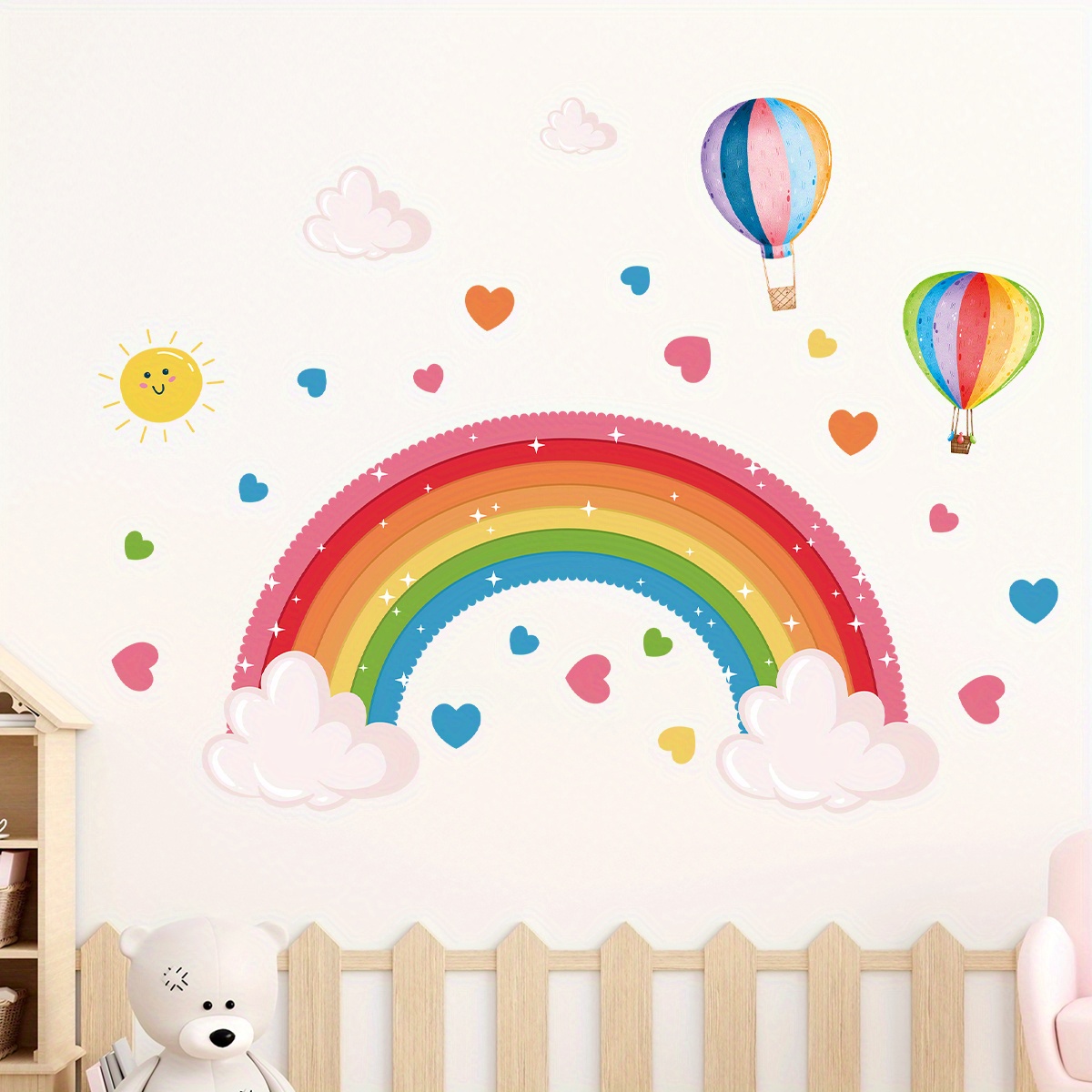 Cartoon Cute Rainbow Colorful  - Home Decor Y2K 评论和价格