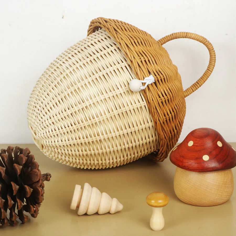 Outdoor Picnic Baskets Mushroo - Rattan Plant Basket 评论和价格