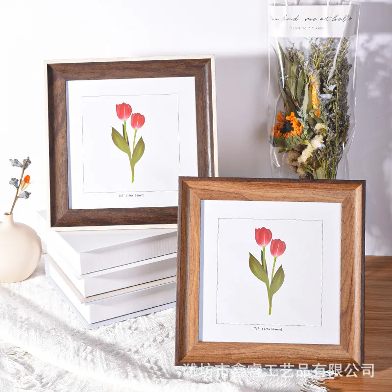 Square Picture Frame 6 Inch, 7 - Bamboo Photo Frame 评论和价格