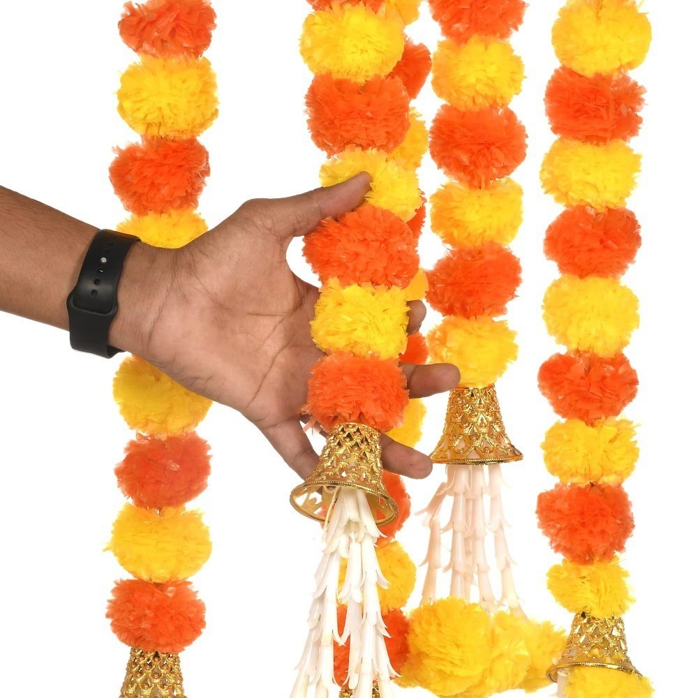 Long Strands Artificial Marigo - Home Decor Indonesia 评论和价格