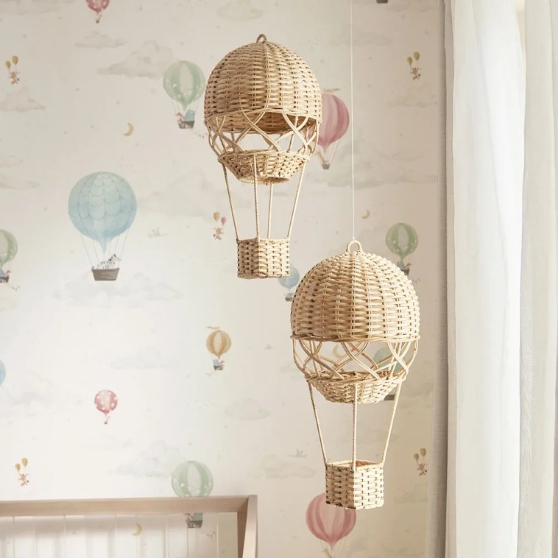 Handmade Rattan Hot Air Balloo - Rattan Plant Basket 评论和价格