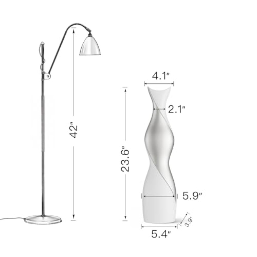 Modern Floor Vase for Living R - Pampas Grass Decor 评论和价格