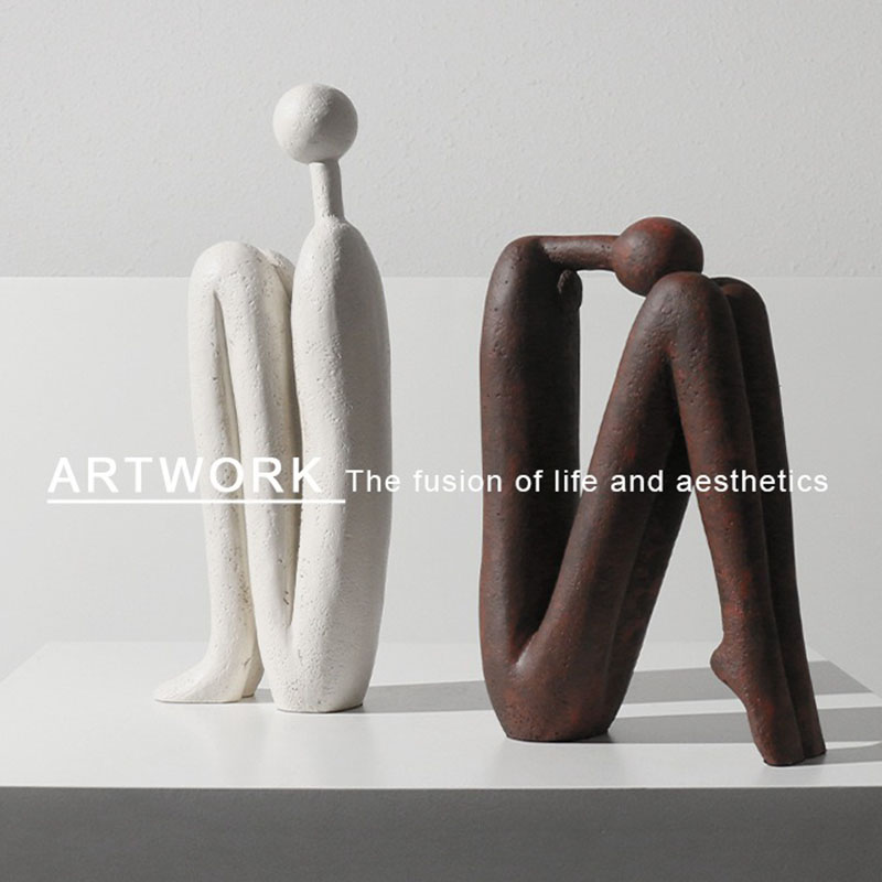 Korean Abstract Art Figure Sta - Home Decor Za 评论和价格