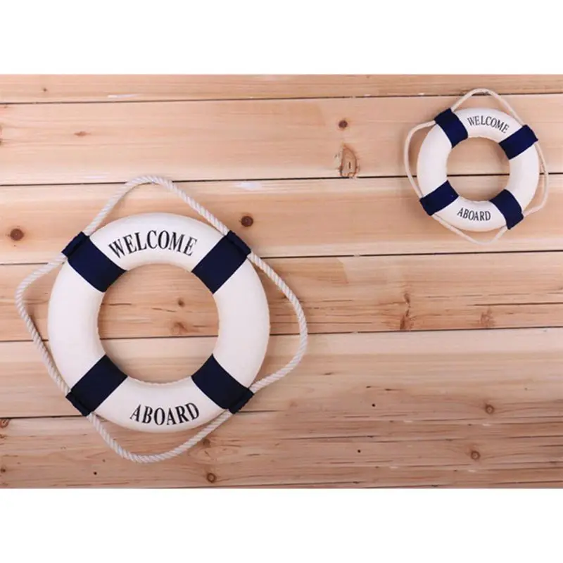 Nautical Life Ring Buoy Welcom - Home Decor Za 评论和价格