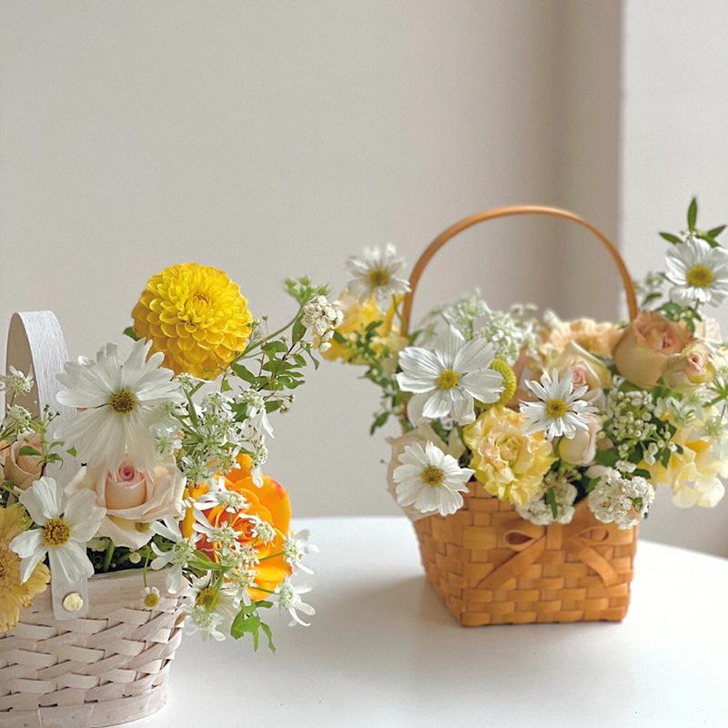 New Willow Rattan Bride Flower - Rattan Plant Basket 评论和价格